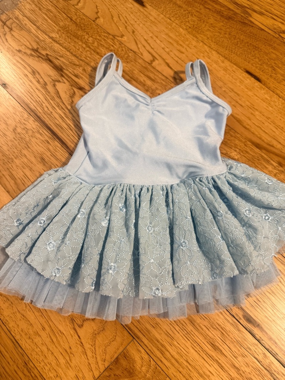 Light Blue Lace Tutu Ballet Dress for Girls - Classic Dance Costume
